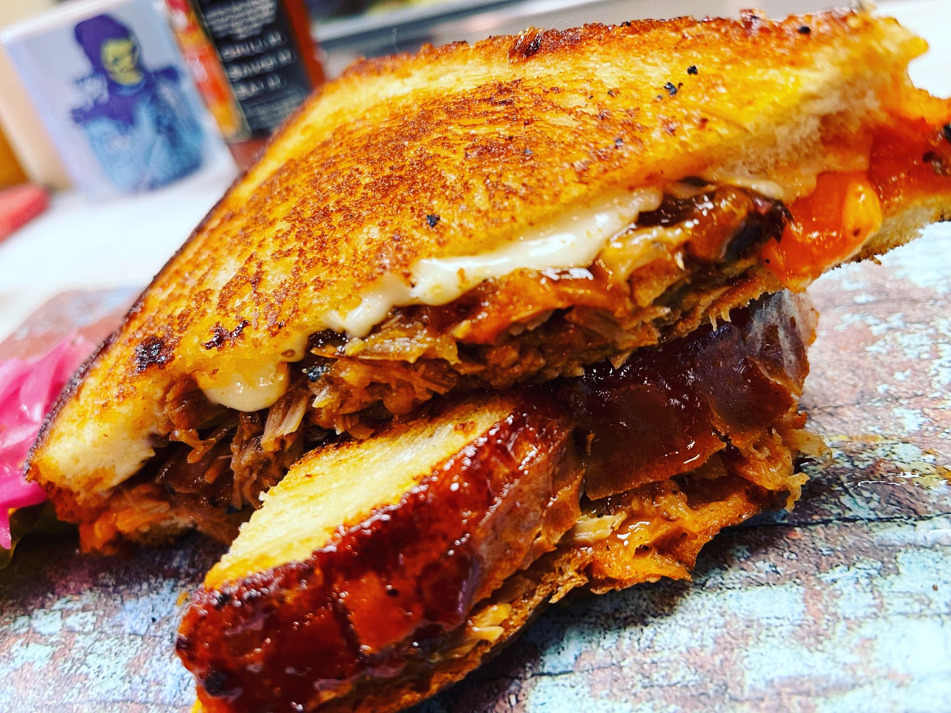 Brisket Grilled Cheese